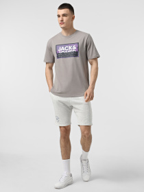 Шорти JACK & JONES модель 12268446_White Melange Фото