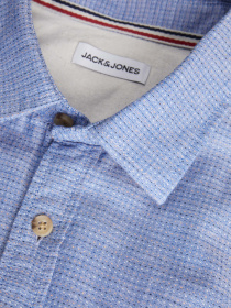 Сорочка JACK & JONES модель 12268993_Ensign Blue Фото