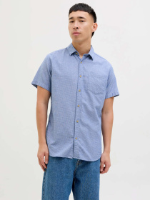 Рубашка JACK & JONES модель 12268993_Ensign Blue Фото