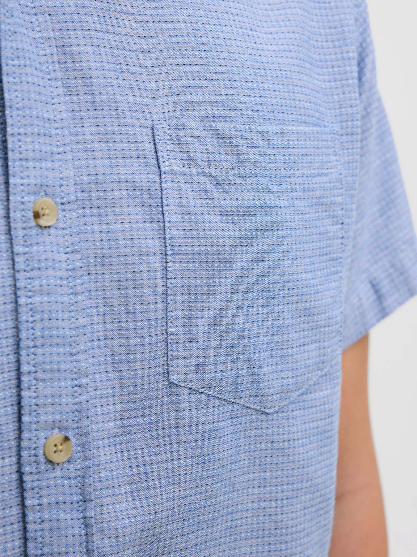 Сорочка повсякденна JACK & JONES модель 12268993_Ensign Blue Сорочка повсякденна JACK & JONES модель 12268993_Ensign Blue Фото