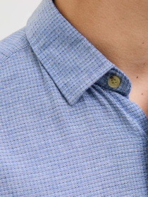 Сорочка повсякденна JACK & JONES модель 12268993_Ensign Blue Сорочка повсякденна JACK & JONES модель 12268993_Ensign Blue Фото