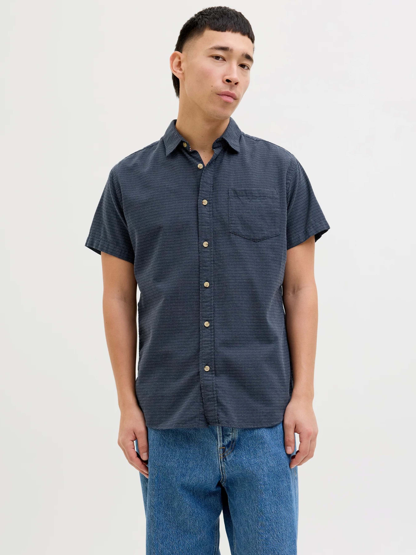 Сорочка JACK & JONES модель 12268993_Navy Blazer Фото