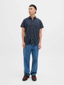 Сорочка JACK & JONES модель 12268993_Navy Blazer Фото