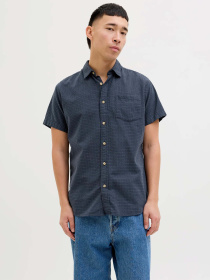 Сорочка JACK & JONES модель 12268993_Navy Blazer Фото