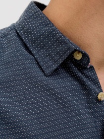 Сорочка повсякденна JACK & JONES модель 12268993_Navy Blazer Фото