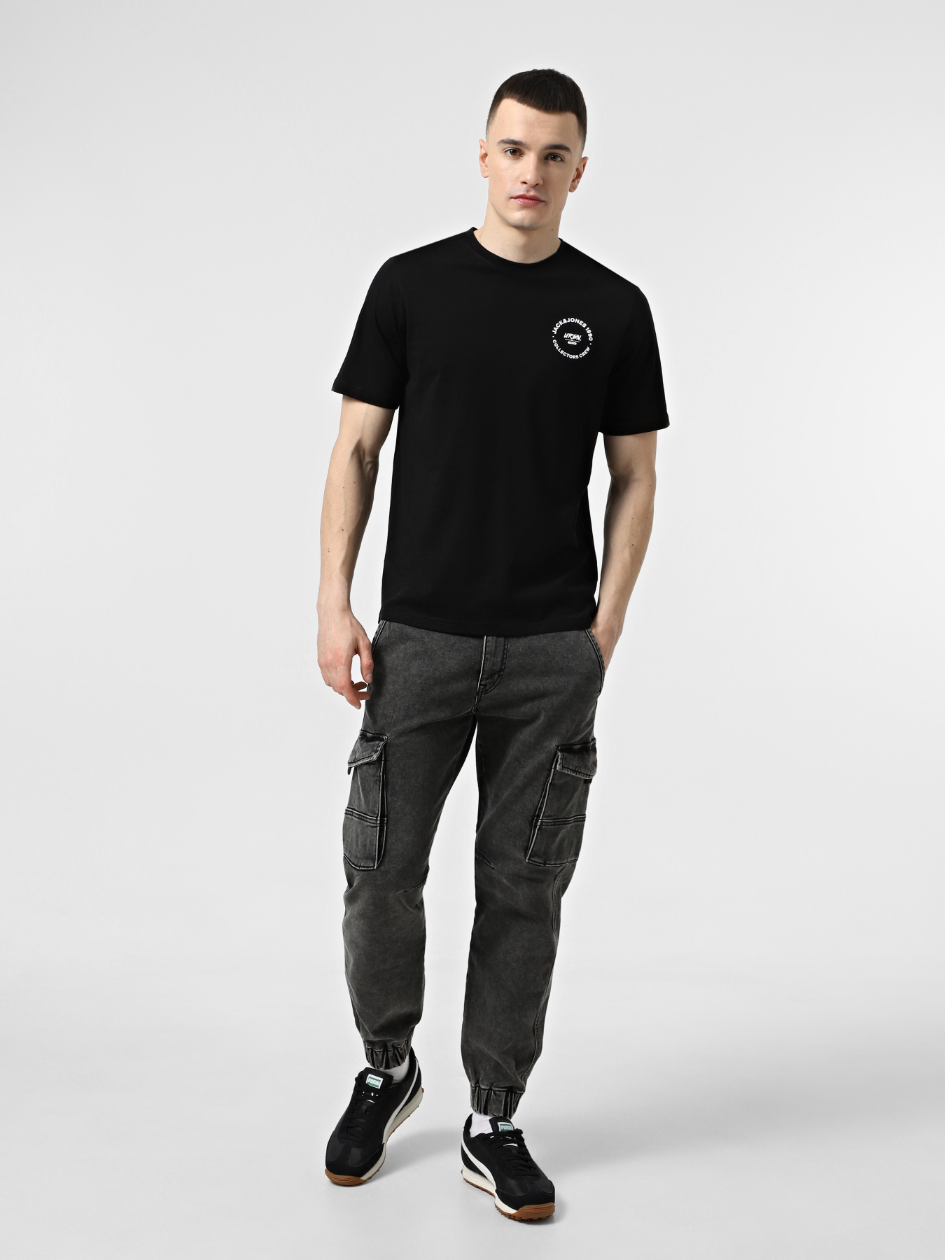 Футболка JACK & JONES модель 12269280_Black SMALL Фото