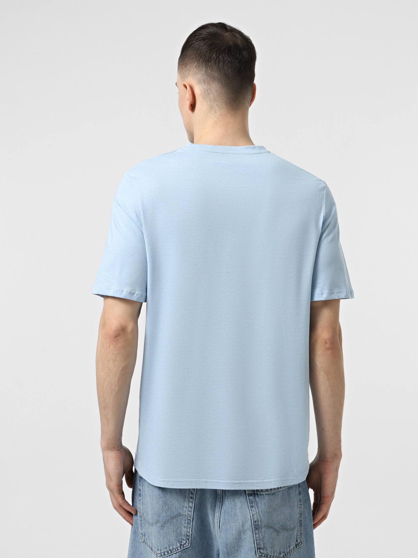 Футболка JACK & JONES модель 12269280_Chambray Blue SMALL Фото