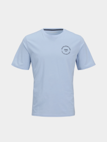 Футболка JACK & JONES модель 12269280_Chambray Blue SMALL Фото