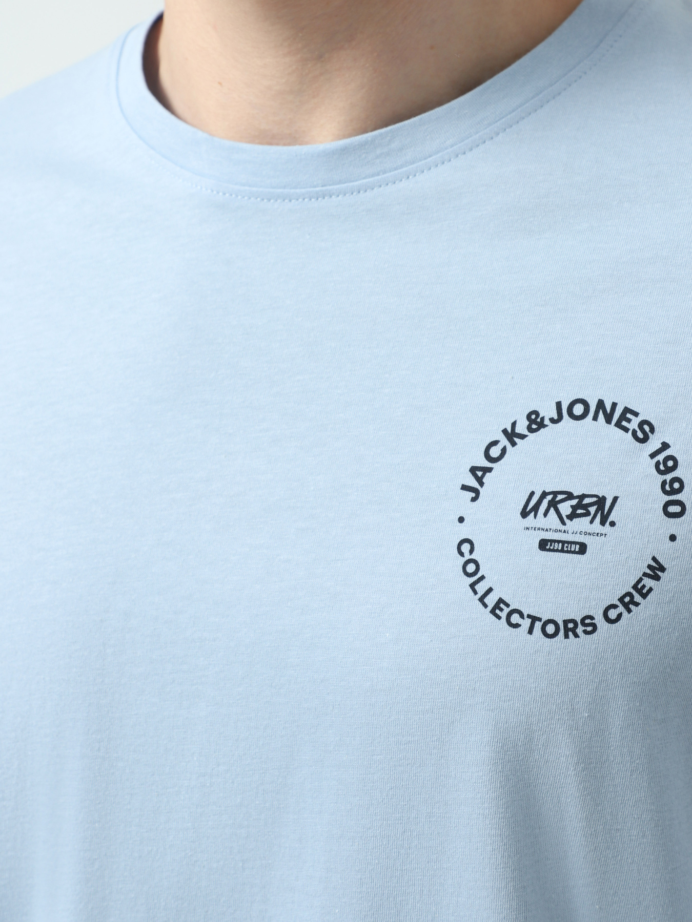 Футболка JACK & JONES модель 12269280_Chambray Blue SMALL Фото