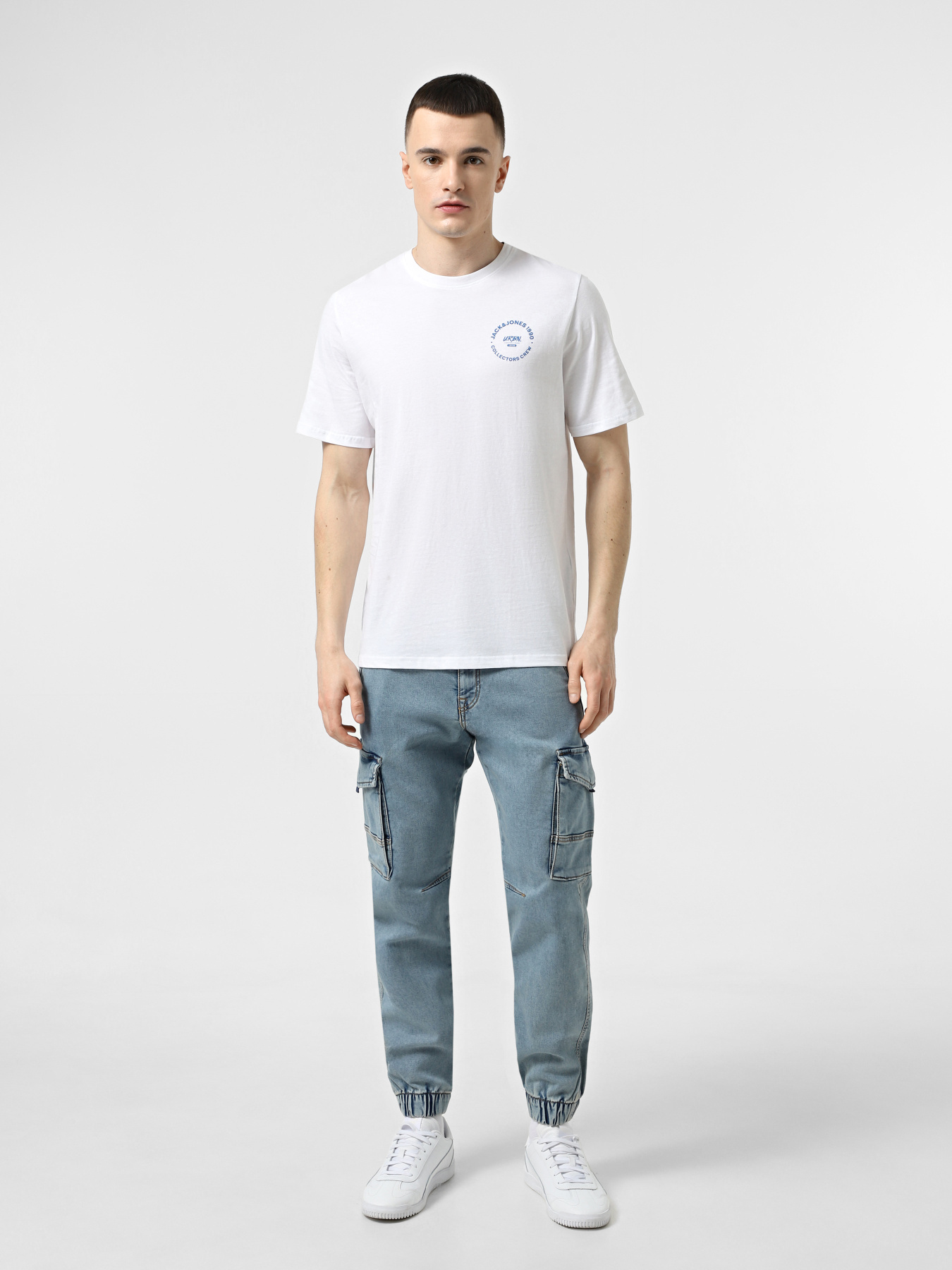 Футболка JACK & JONES модель 12269280_White SMALL Фото