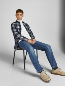Прямі джинси JACK & JONES модель 12201724_Blue Denim Фото