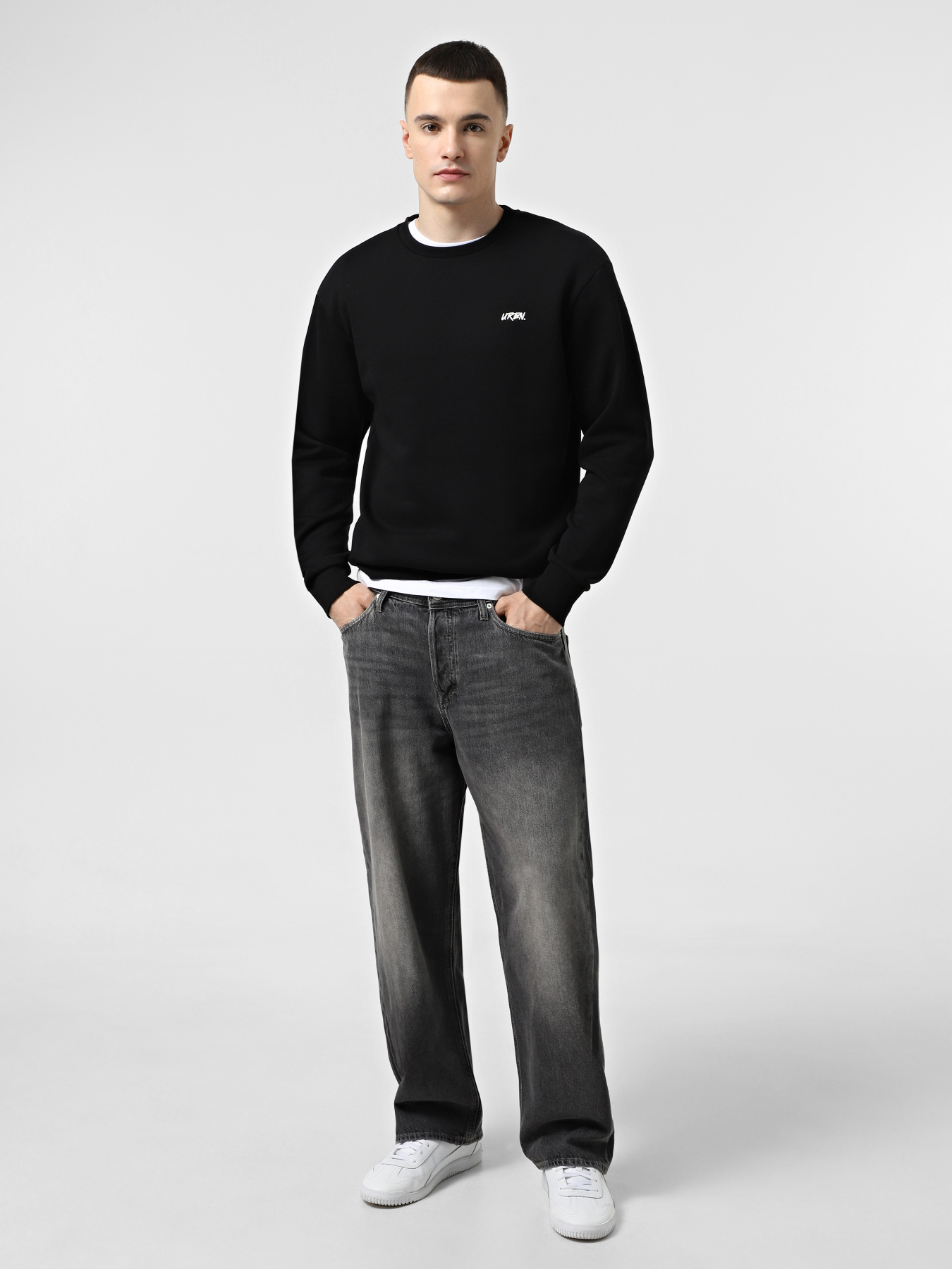 Світшот JACK & JONES модель 12269365_Black Фото