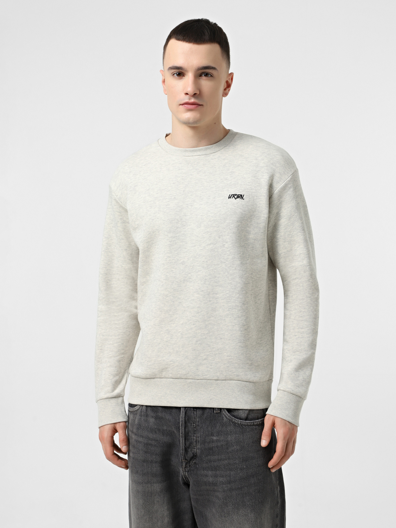 Світшот JACK & JONES модель 12269365_White Melange Фото