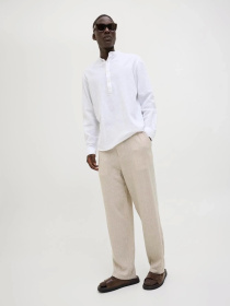 Брюки повседневные JACK & JONES модель 12269371_Crockery Herringbone Фото