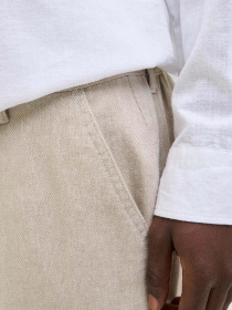 Брюки повседневные JACK & JONES модель 12269371_Crockery Herringbone Фото