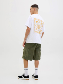 Повседневные шорты JACK & JONES модель 12269374_Olive Night Фото