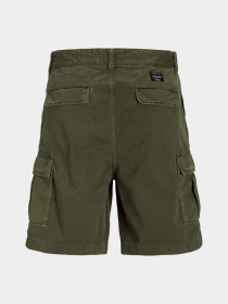 Повседневные шорты JACK & JONES модель 12269374_Olive Night Фото
