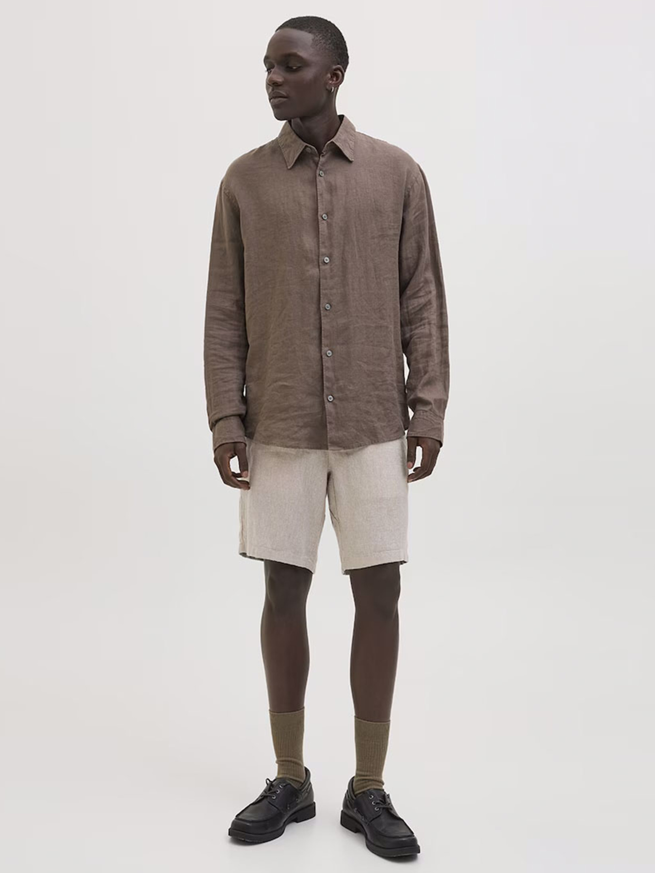 Шорты JACK & JONES модель 12269376_Crockery Herringbone Фото