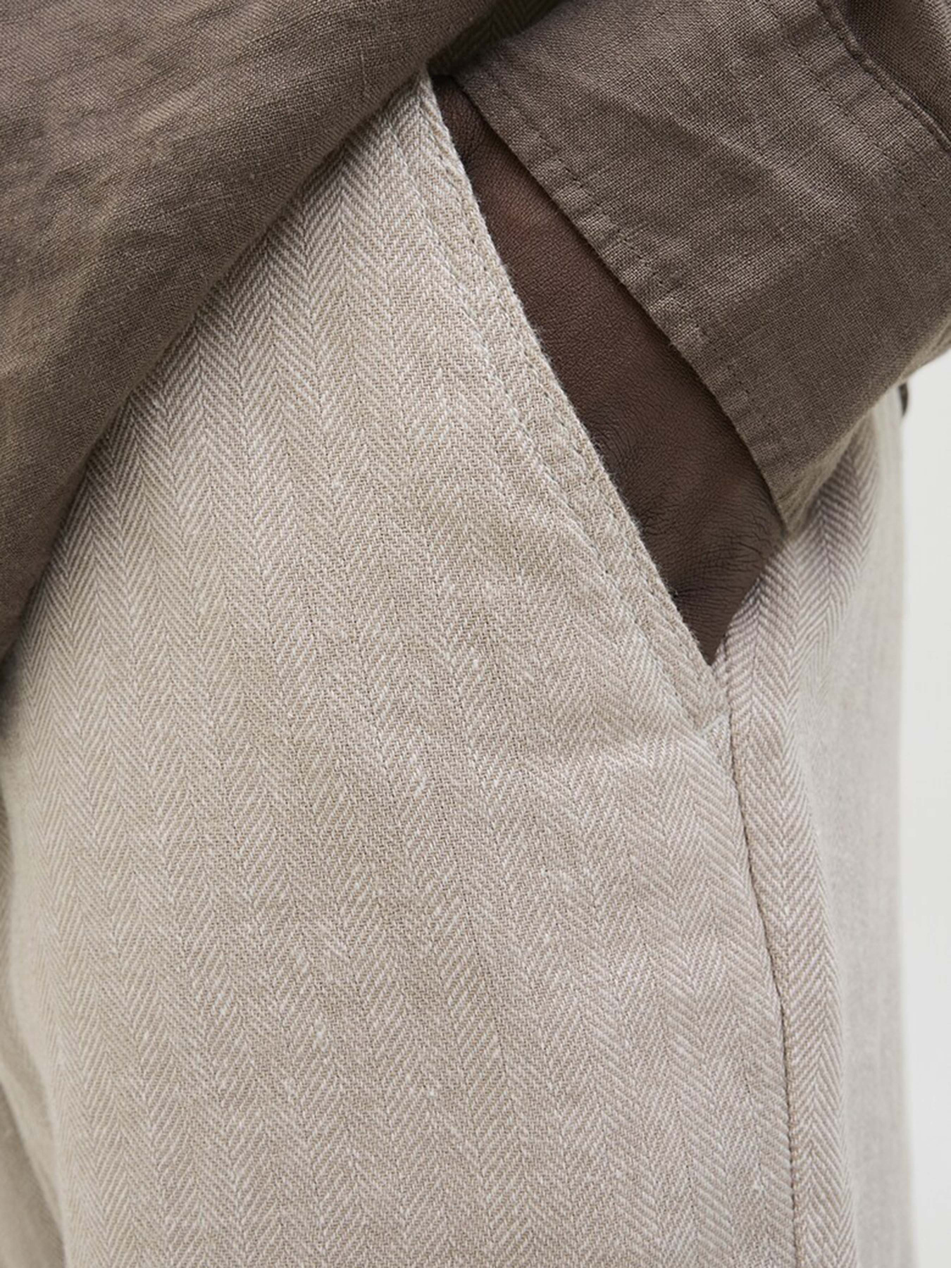 Повсякденні шорти JACK & JONES модель 12269376_Crockery Herringbone Фото