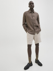 Повсякденні шорти JACK & JONES модель 12269376_Crockery Herringbone Фото