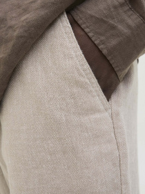 Повсякденні шорти JACK & JONES модель 12269376_Crockery Herringbone Фото