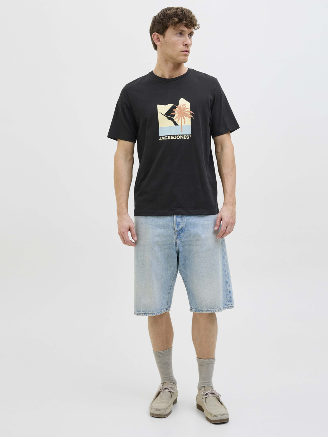 Футболка JACK & JONES модель 12269416_Black Фото