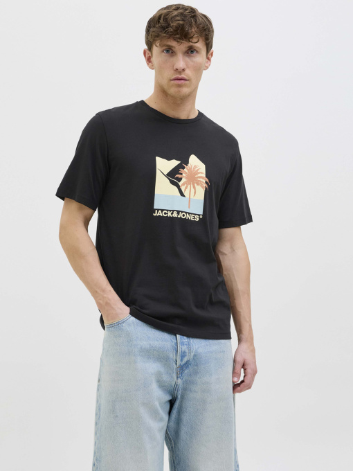 Футболка JACK & JONES модель 12269416_Black Фото