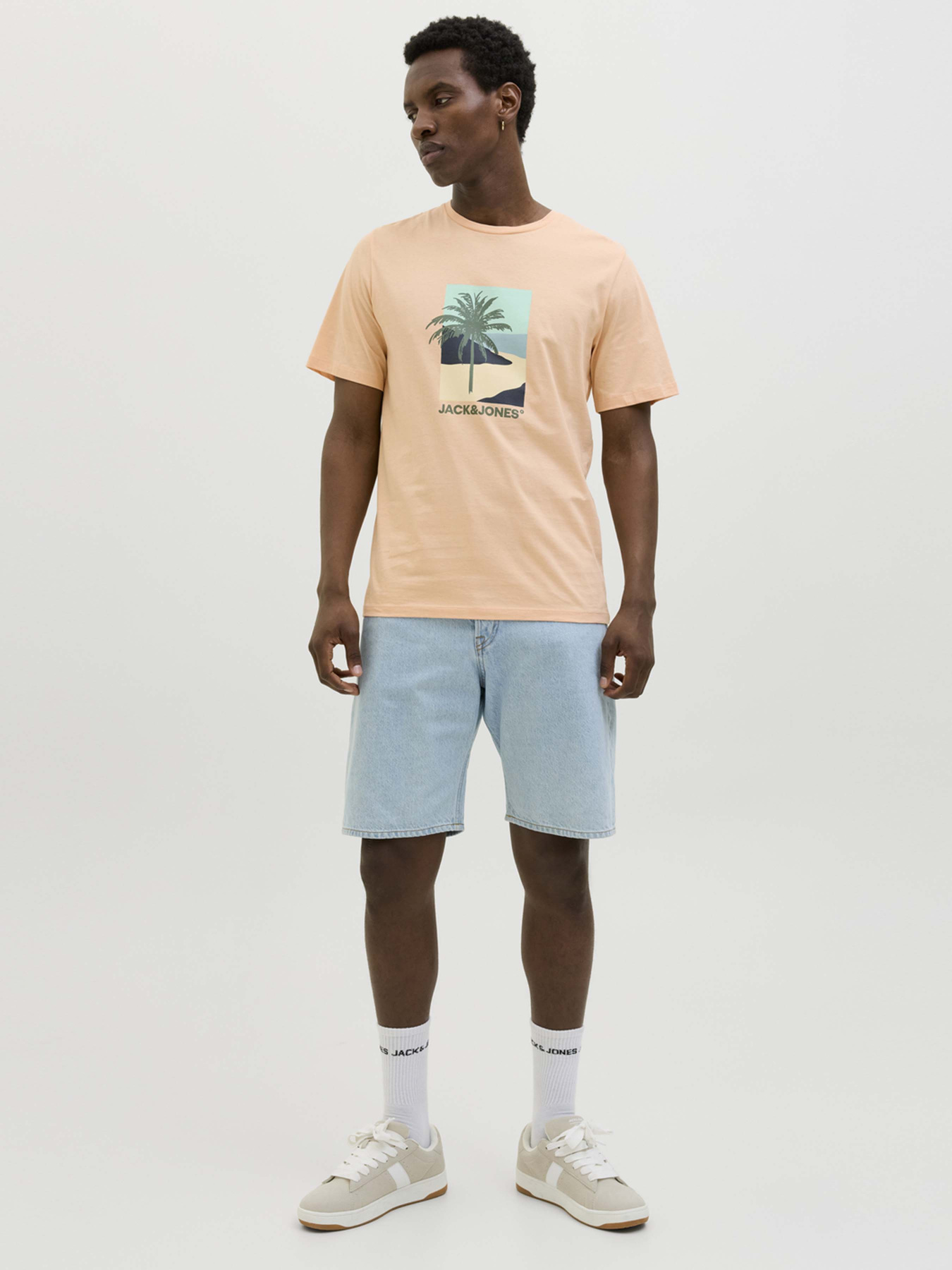 Футболка JACK & JONES модель 12269416_Peach Parfait Фото