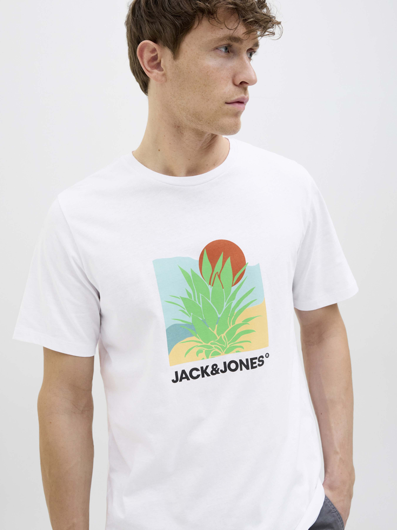 Футболка JACK & JONES модель 12269416_White Фото