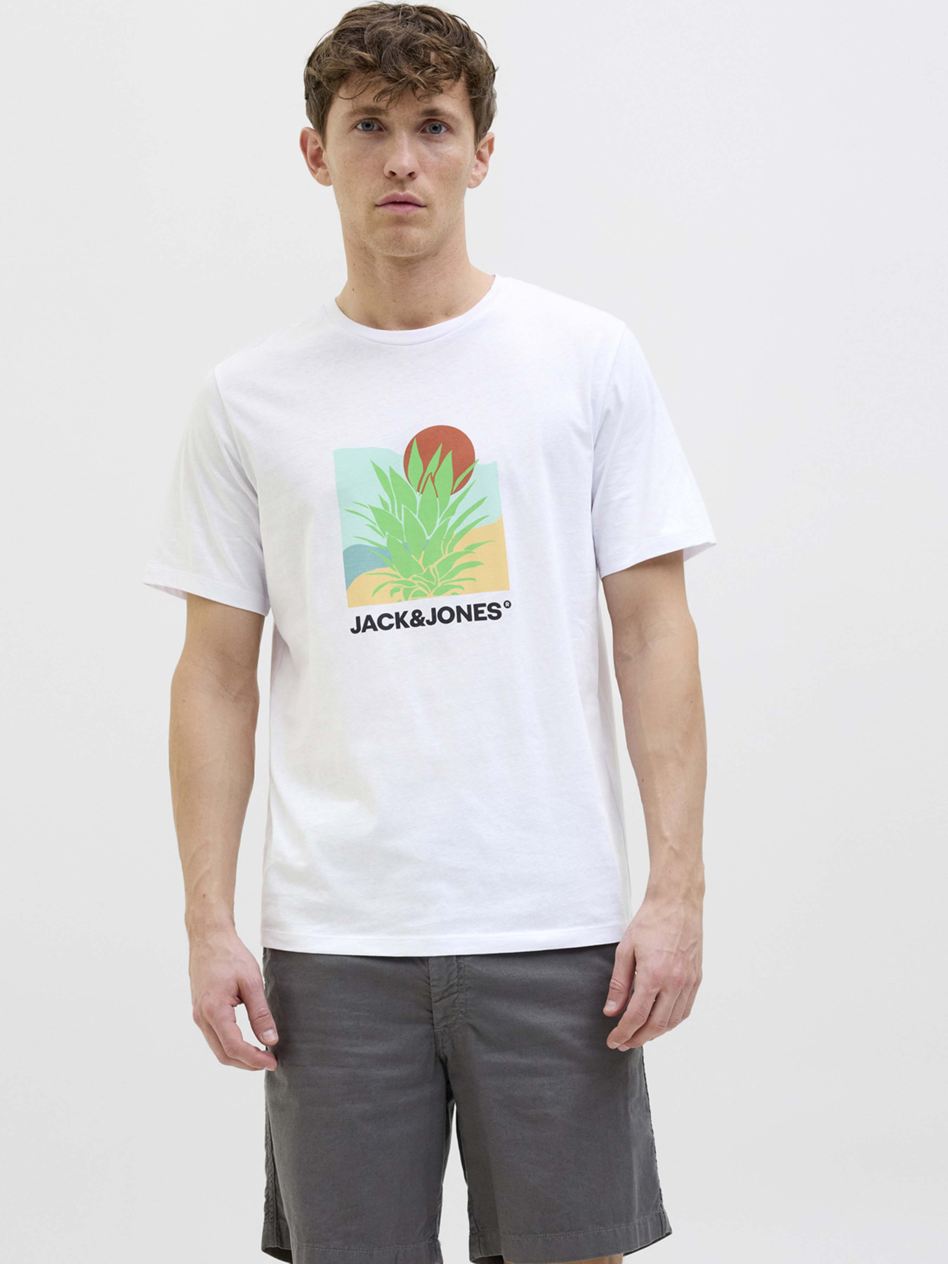 Футболка JACK & JONES модель 12269416_White Фото