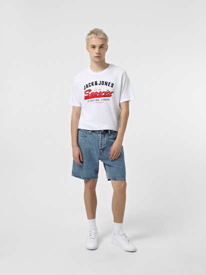 Шорти джинсові JACK & JONES модель 12269489_Blue Denim SQ 731 — фото - INTERTOP