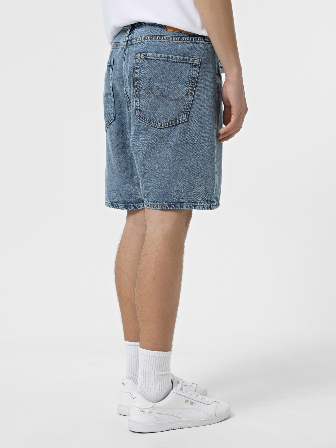 Джинсовые шорты JACK & JONES модель 12269489_Blue Denim SQ 731 Фото