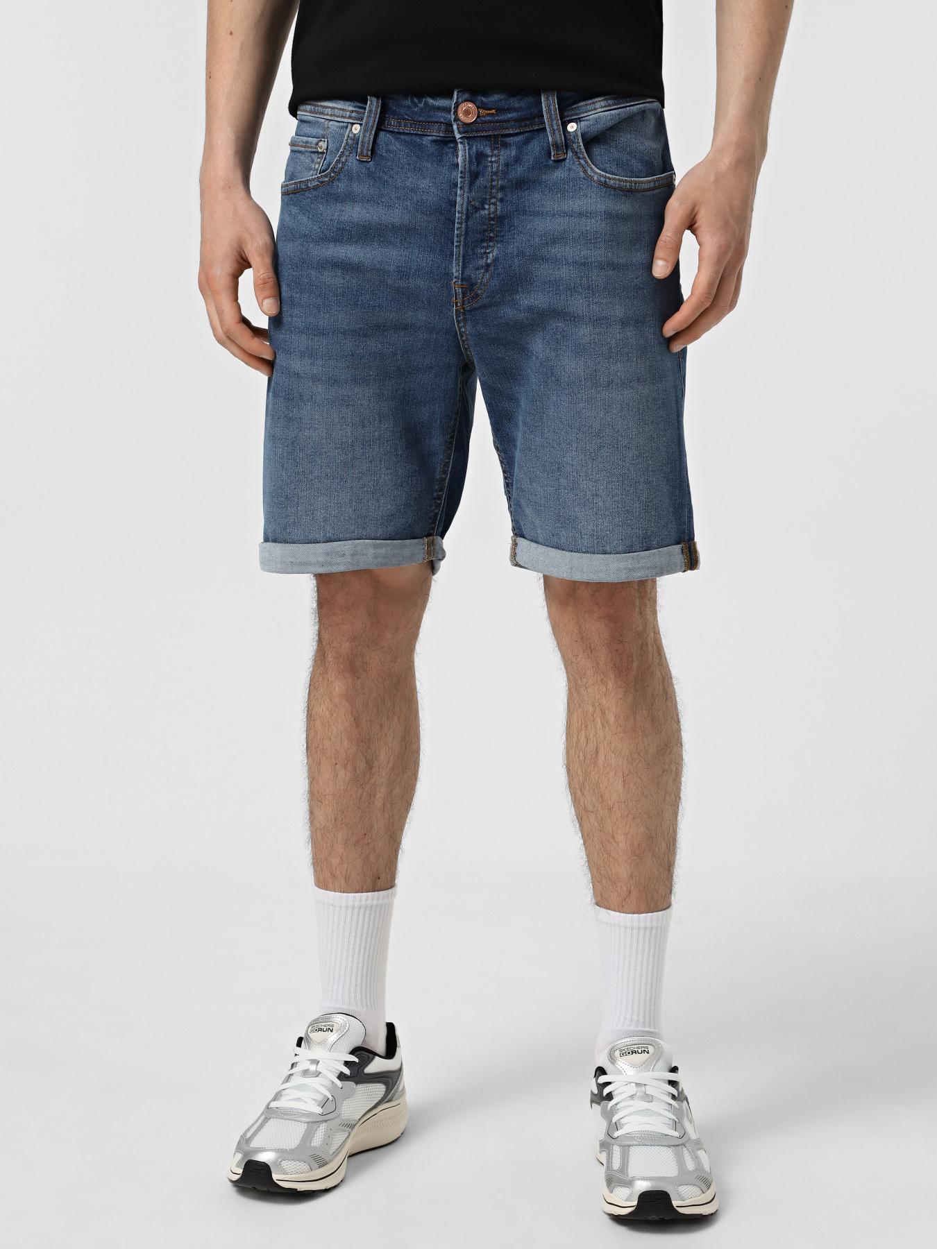 Шорти джинсові JACK & JONES модель 12269499_Blue Denim Фото