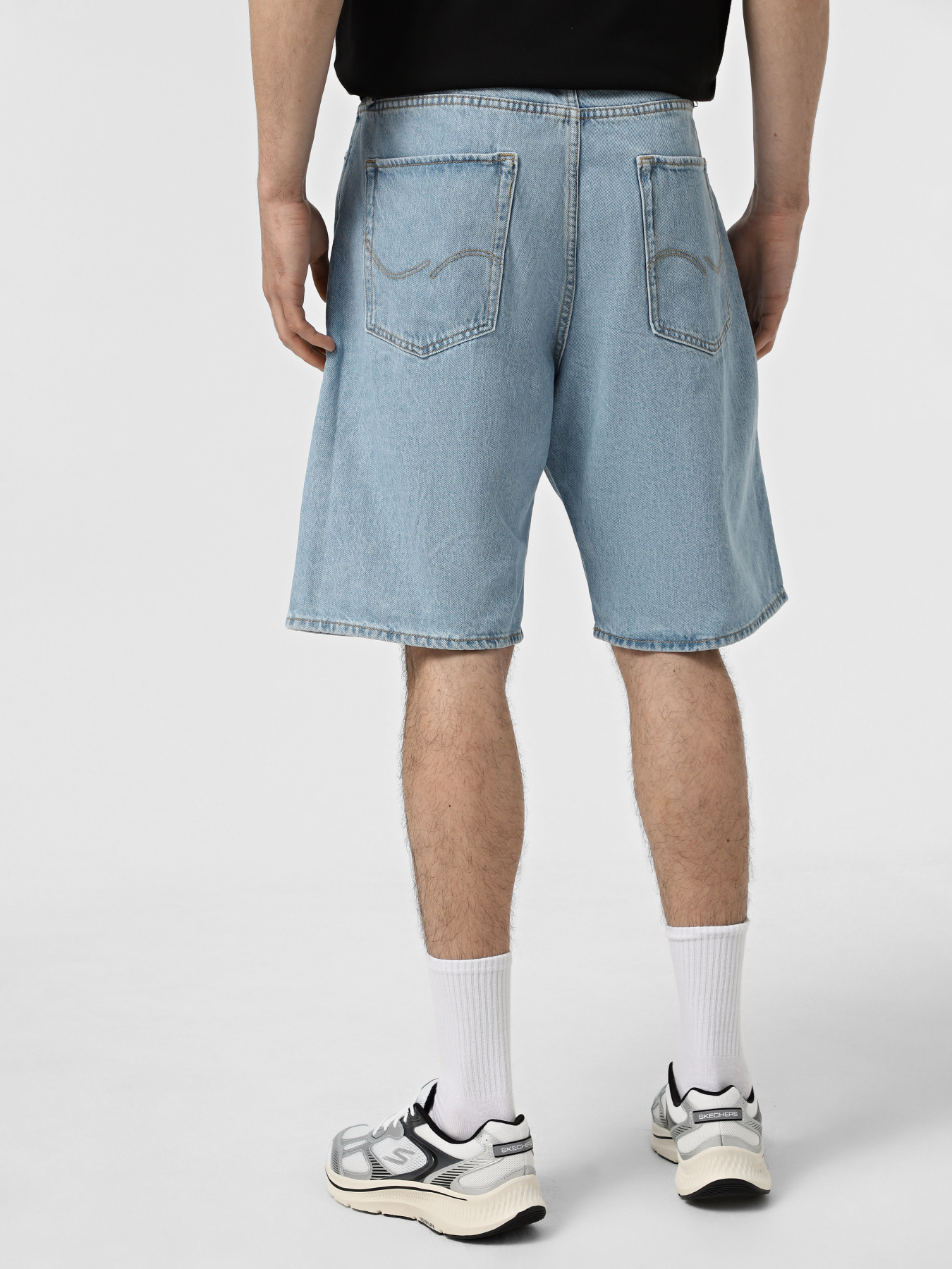 Джинсові шорти JACK & JONES модель 12269532_Blue Denim SBD 304 Фото