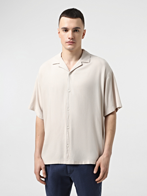 Рубашка повседневная JACK & JONES модель 12269803_Moonbeam Фото