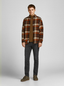 Прямі джинси JACK & JONES модель 12202050_Black Denim Фото