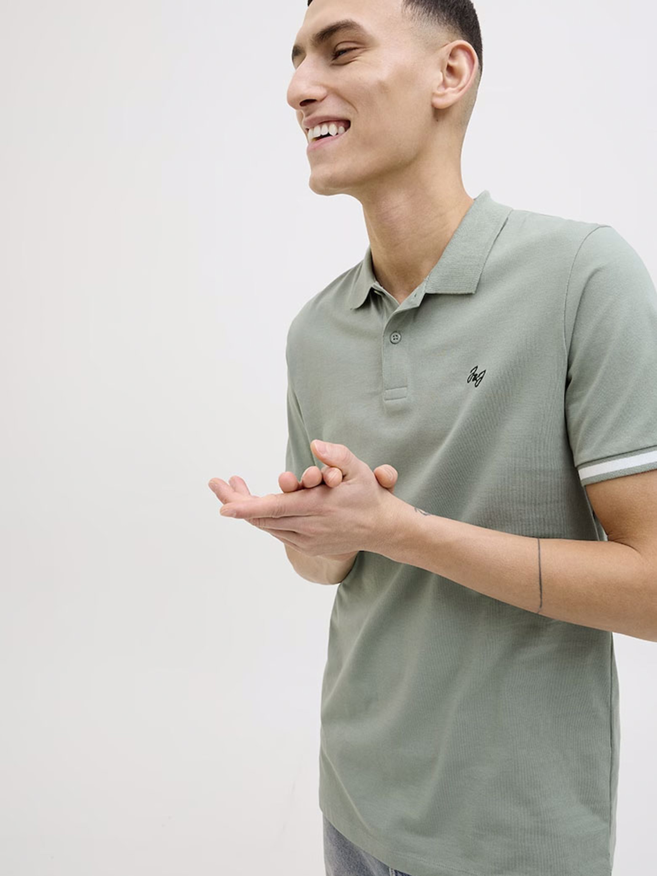 Поло JACK & JONES модель 12270084_Iceberg Green Play Поло JACK & JONES модель 12270084_Iceberg Green Play Фото