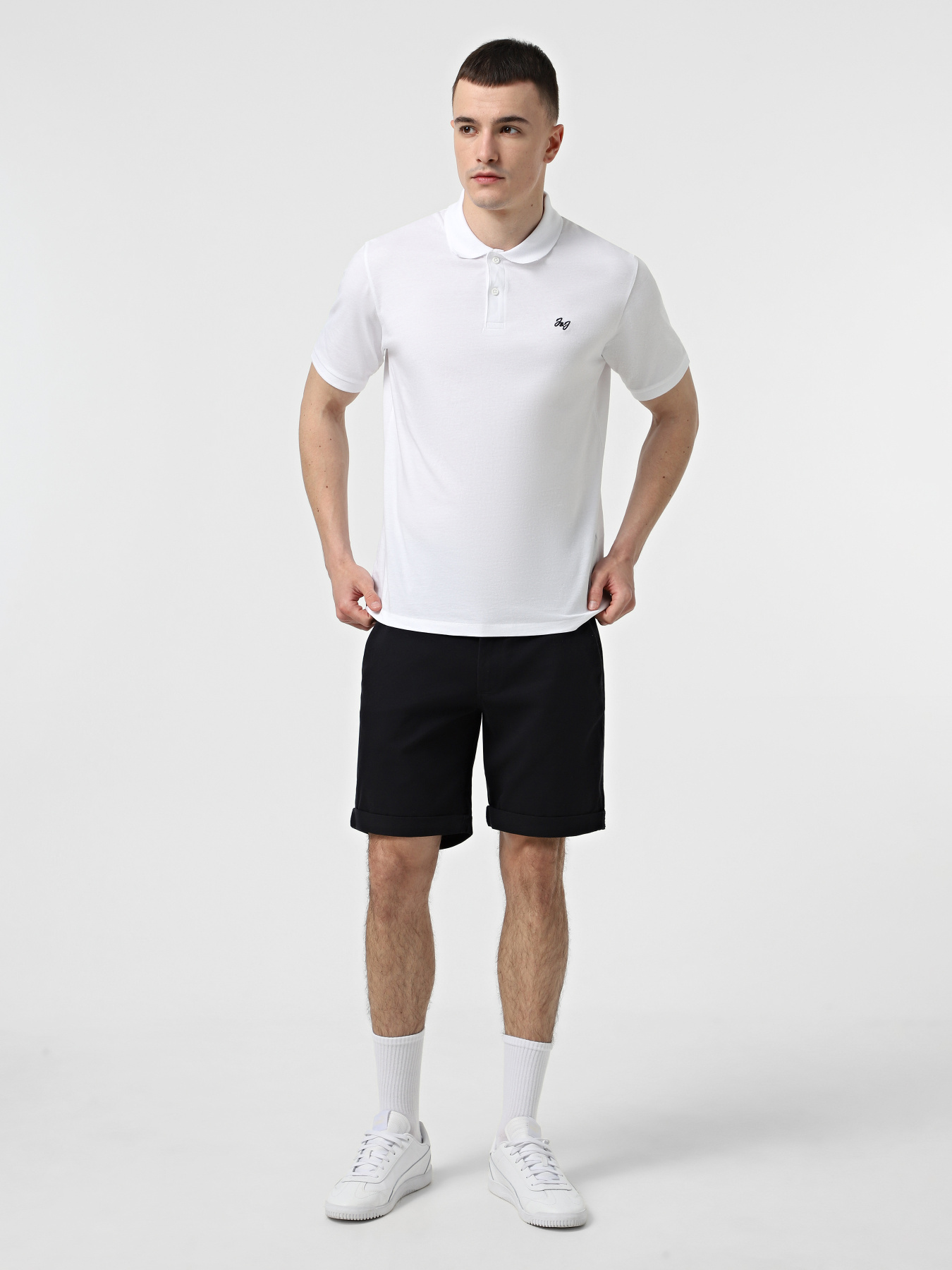 Поло JACK & JONES модель 12270084_White Фото