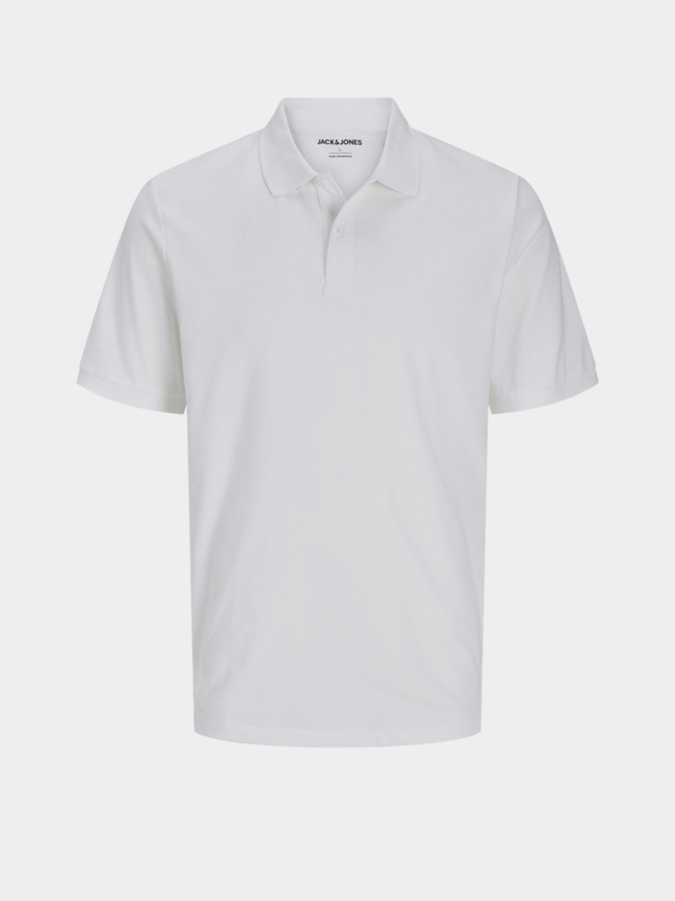 Поло JACK & JONES модель 12270150_White Поло JACK & JONES модель 12270150_White Фото