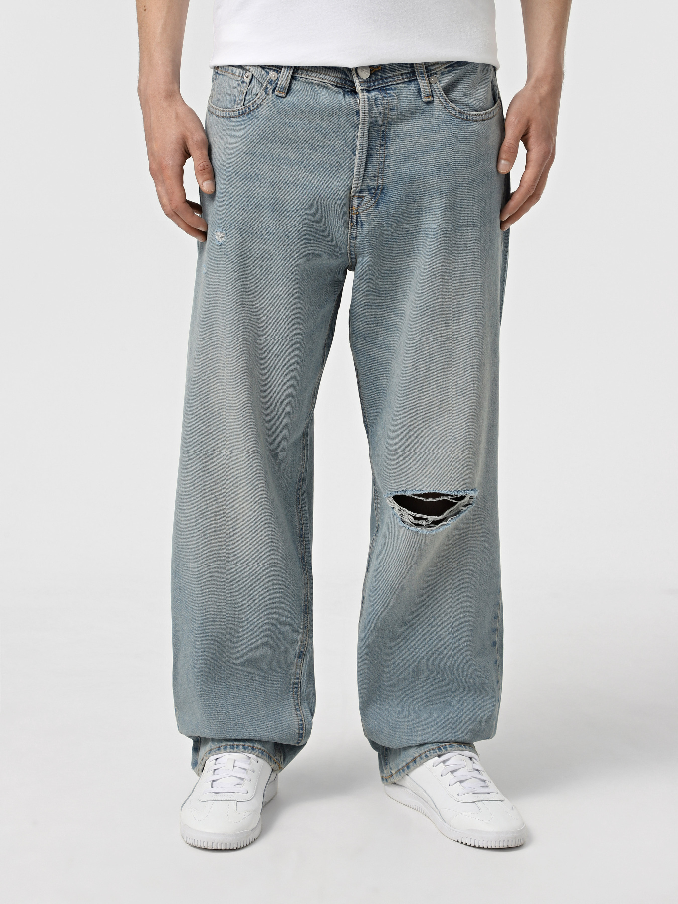 Широкі джинси JACK & JONES модель 12272278_Blue Denim Широкі джинси JACK & JONES модель 12272278_Blue Denim Фото