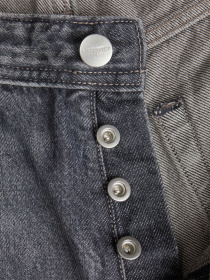 Широкі джинси JACK & JONES модель 12272355_Black Denim Фото