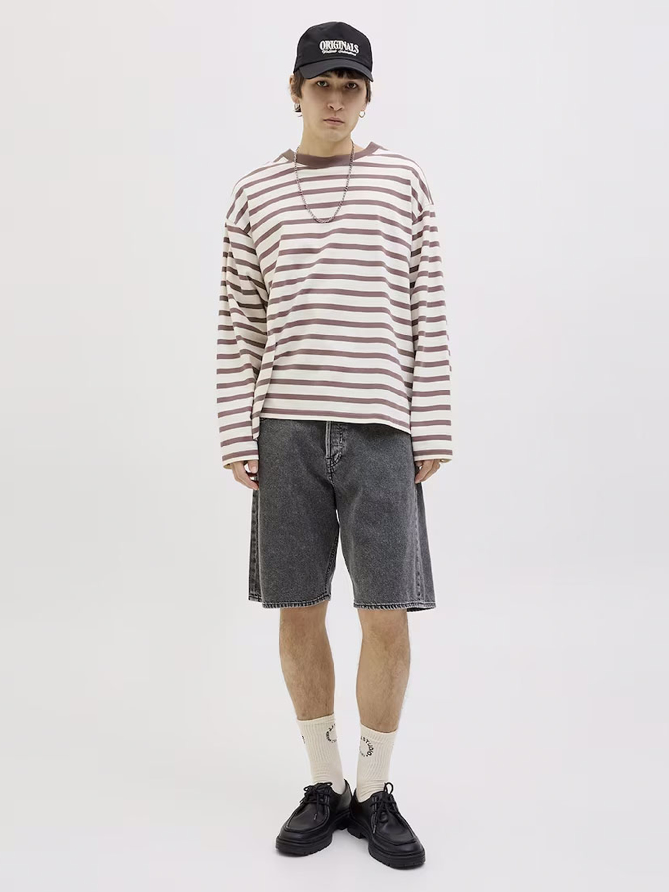 Шорти джинсові JACK & JONES модель 12272549_Black Denim Фото