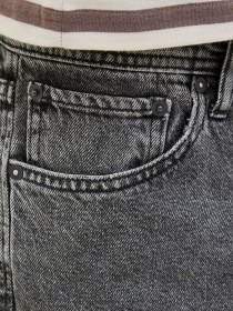 Джинсові шорти JACK & JONES модель 12272549_Black Denim Фото