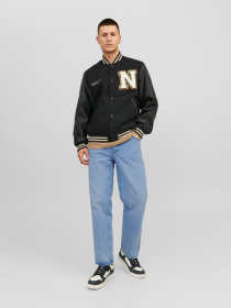 Широкие джинсы JACK & JONES модель 12202489_Blue Denim Фото