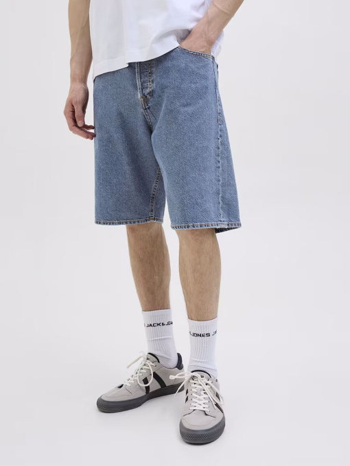 Шорты джинсовые JACK & JONES модель 12272551_Blue Denim Фото