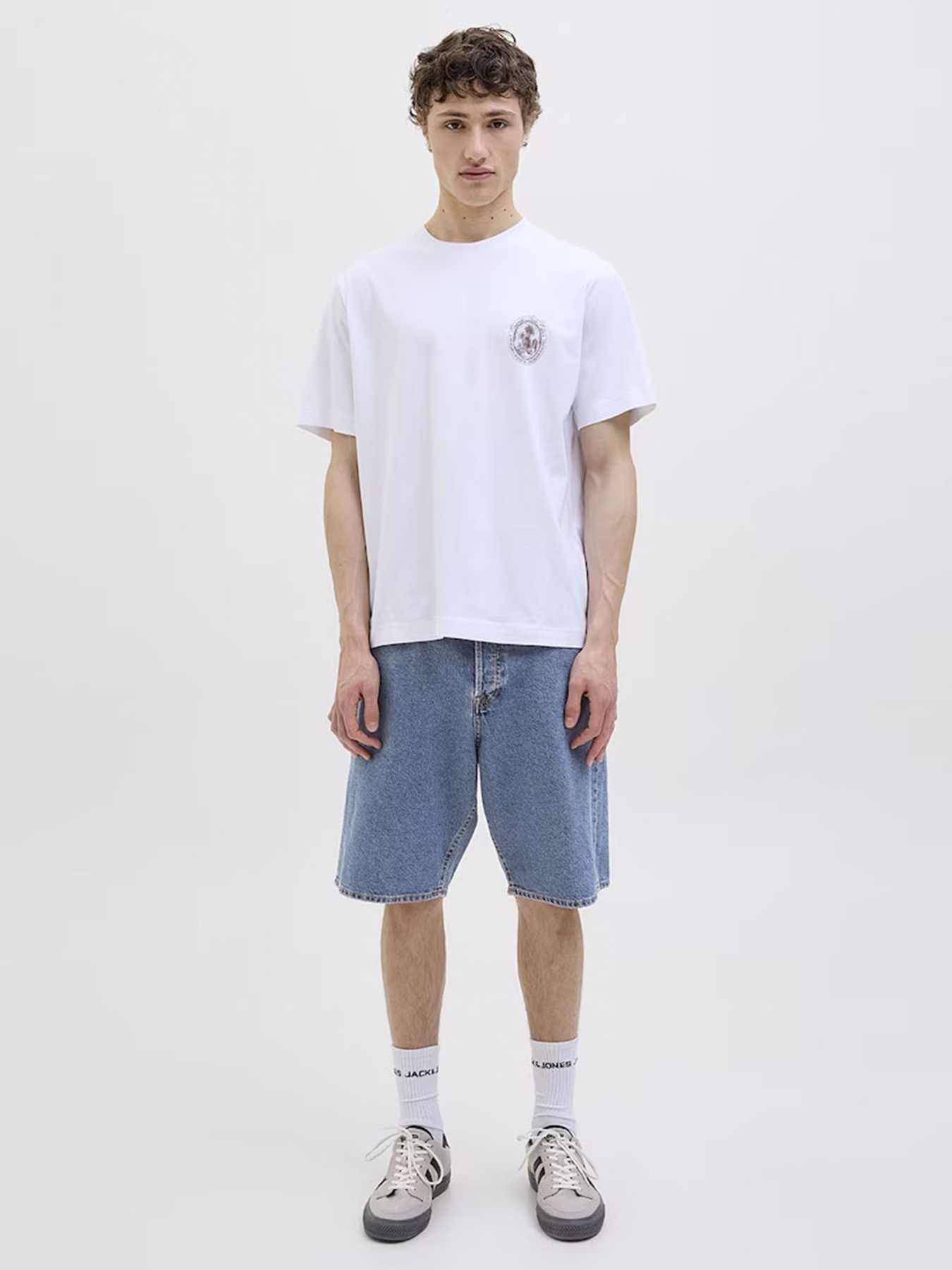 Джинсові шорти JACK & JONES модель 12272551_Blue Denim Фото