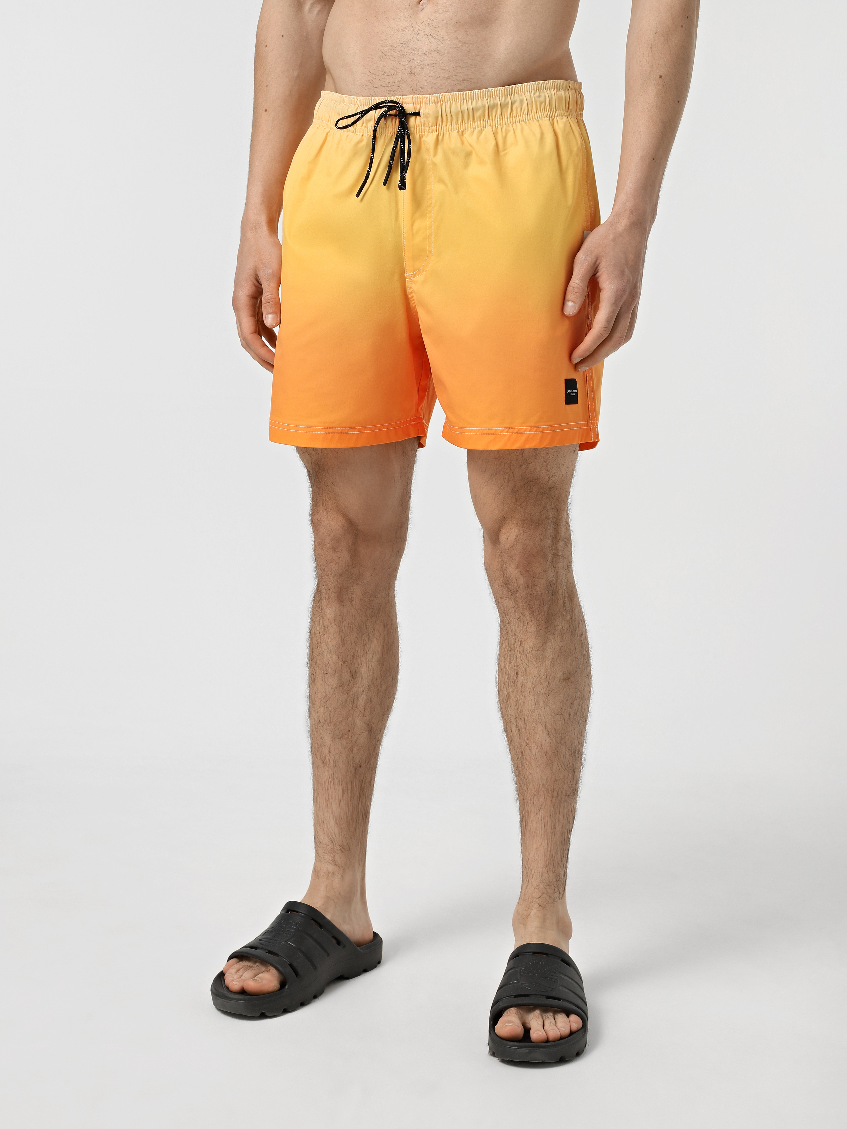 Чоловічі Шорти для плавання JACK & JONES  (JNJ605) колір жовтий, матеріал перероблений поліестер