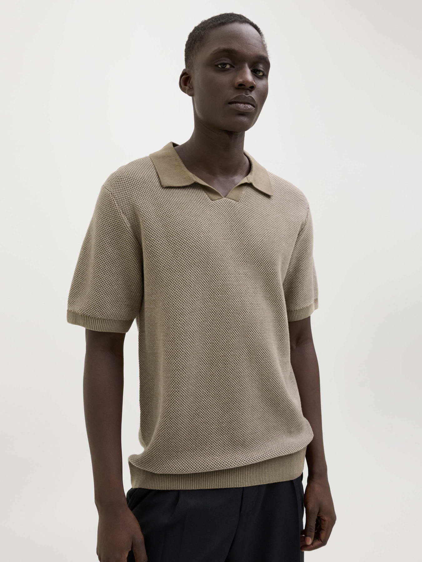 Поло JACK & JONES модель 12273012_Rain Drum Поло JACK & JONES модель 12273012_Rain Drum Фото