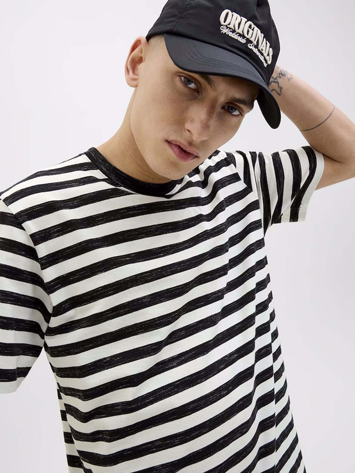 Футболка JACK & JONES модель 12273164_Black CLOUD DANCER Фото