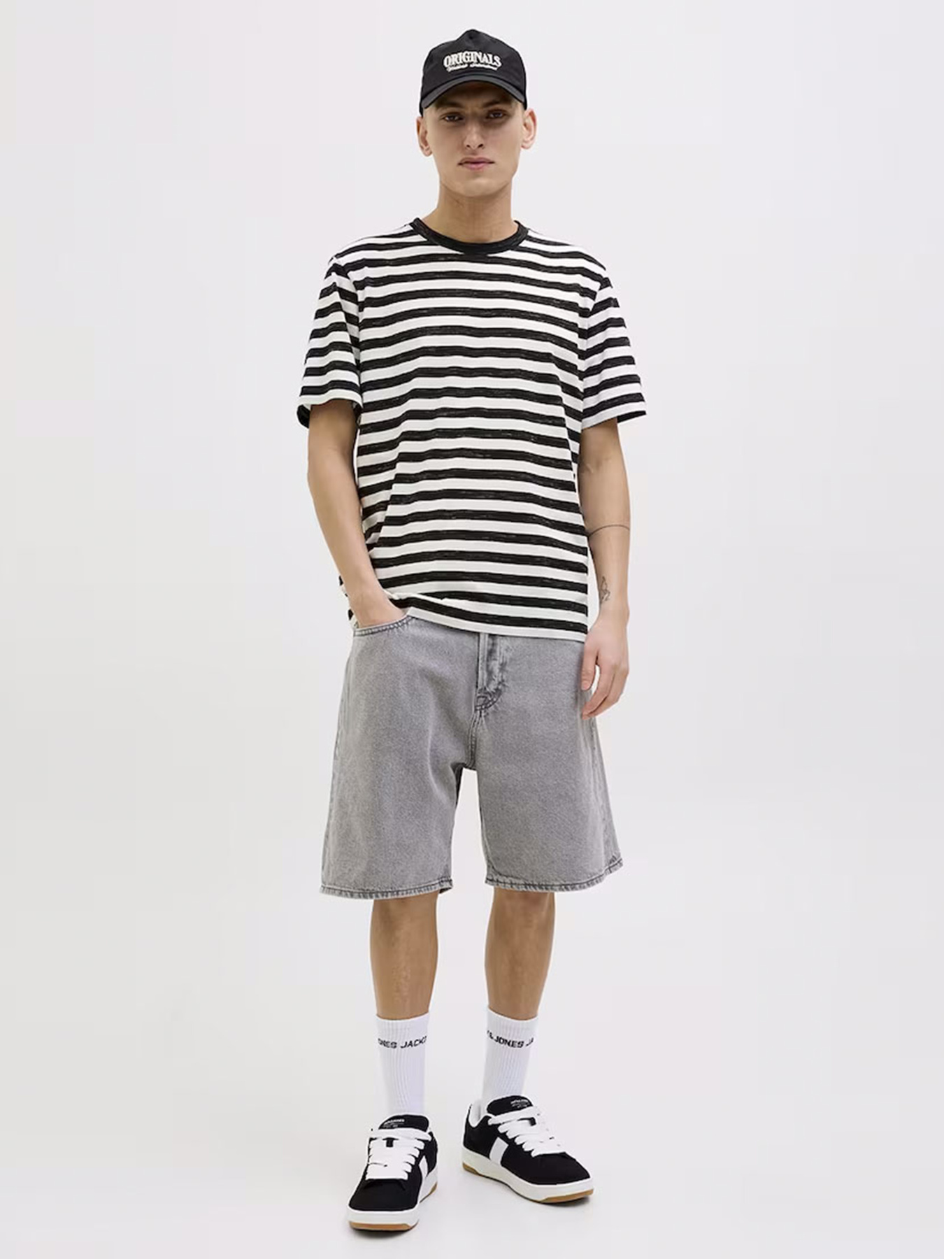 Футболка JACK & JONES модель 12273164_Black CLOUD DANCER Фото